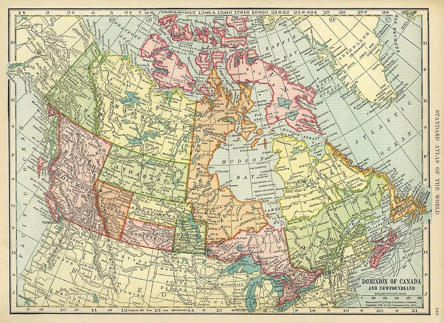 map of old Canada